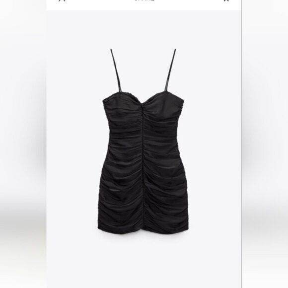 ZARA draped mini dress - Picture 4 of 8